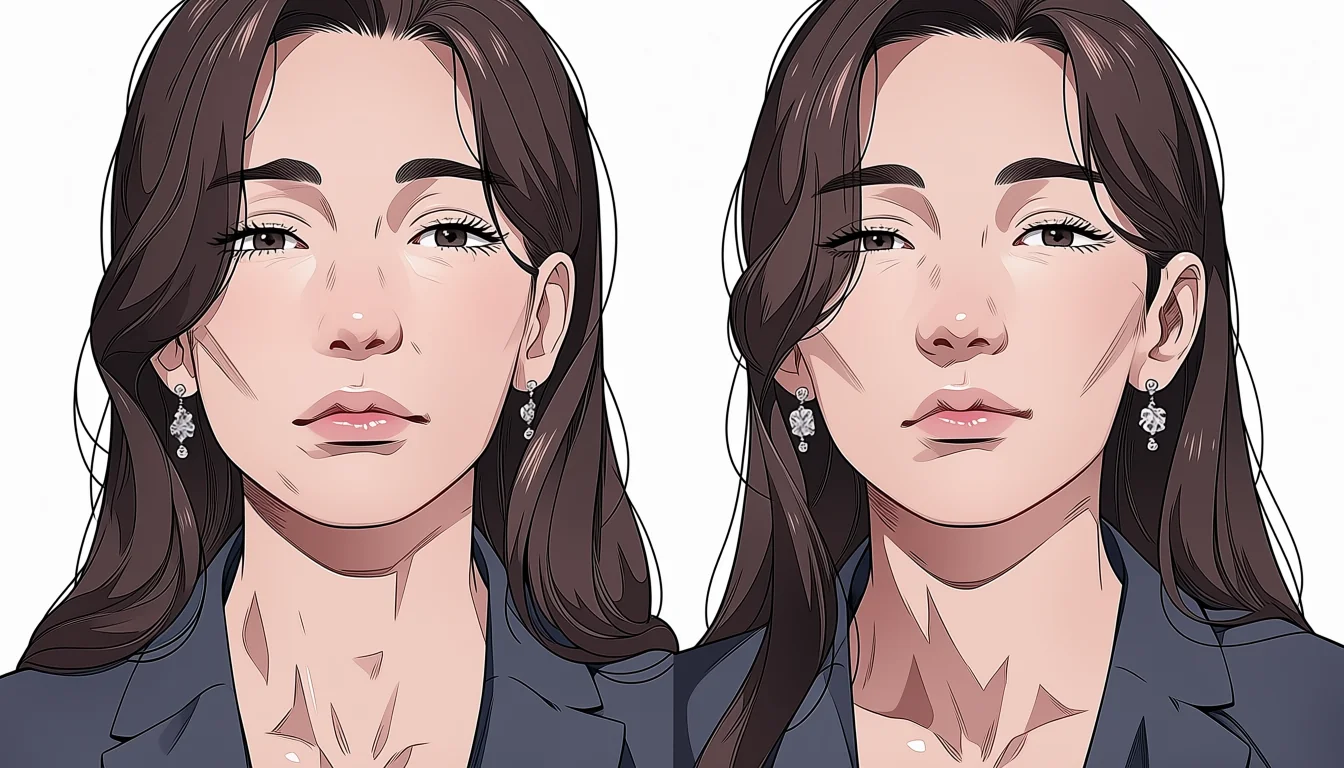 Original adult editorial illustration for 3D Lesbian Animation