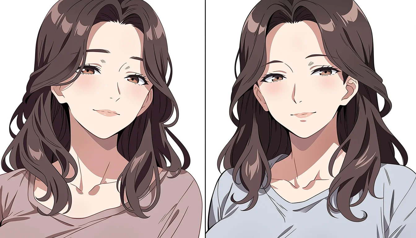 Original adult editorial illustration for Anime Hentai Lesbian Porn