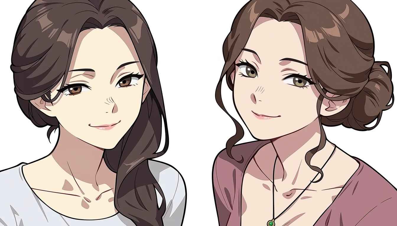 Original adult editorial illustration for Anime Lesbian Hentai