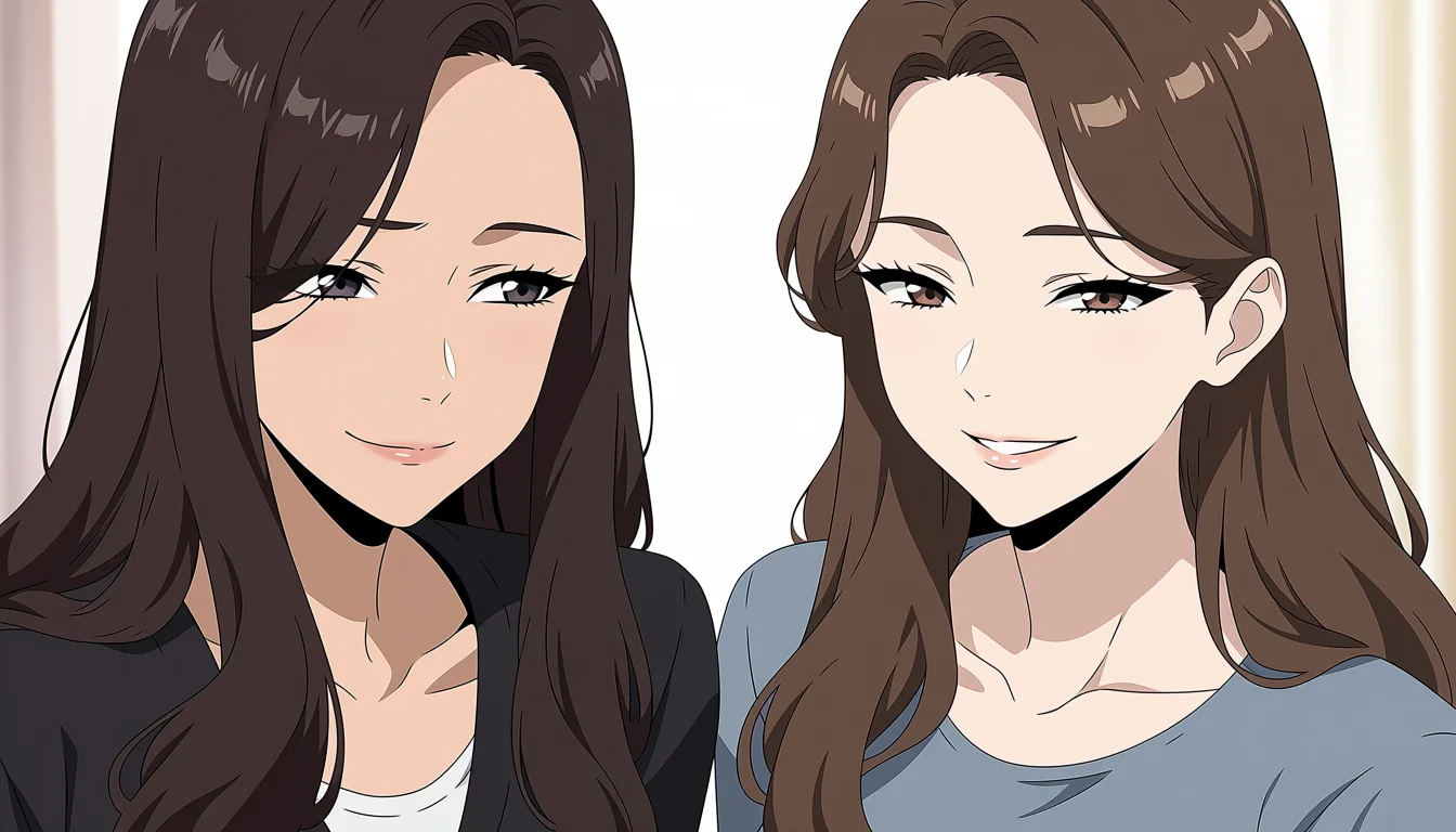 Original adult editorial illustration for Anime Lesbian Scissors