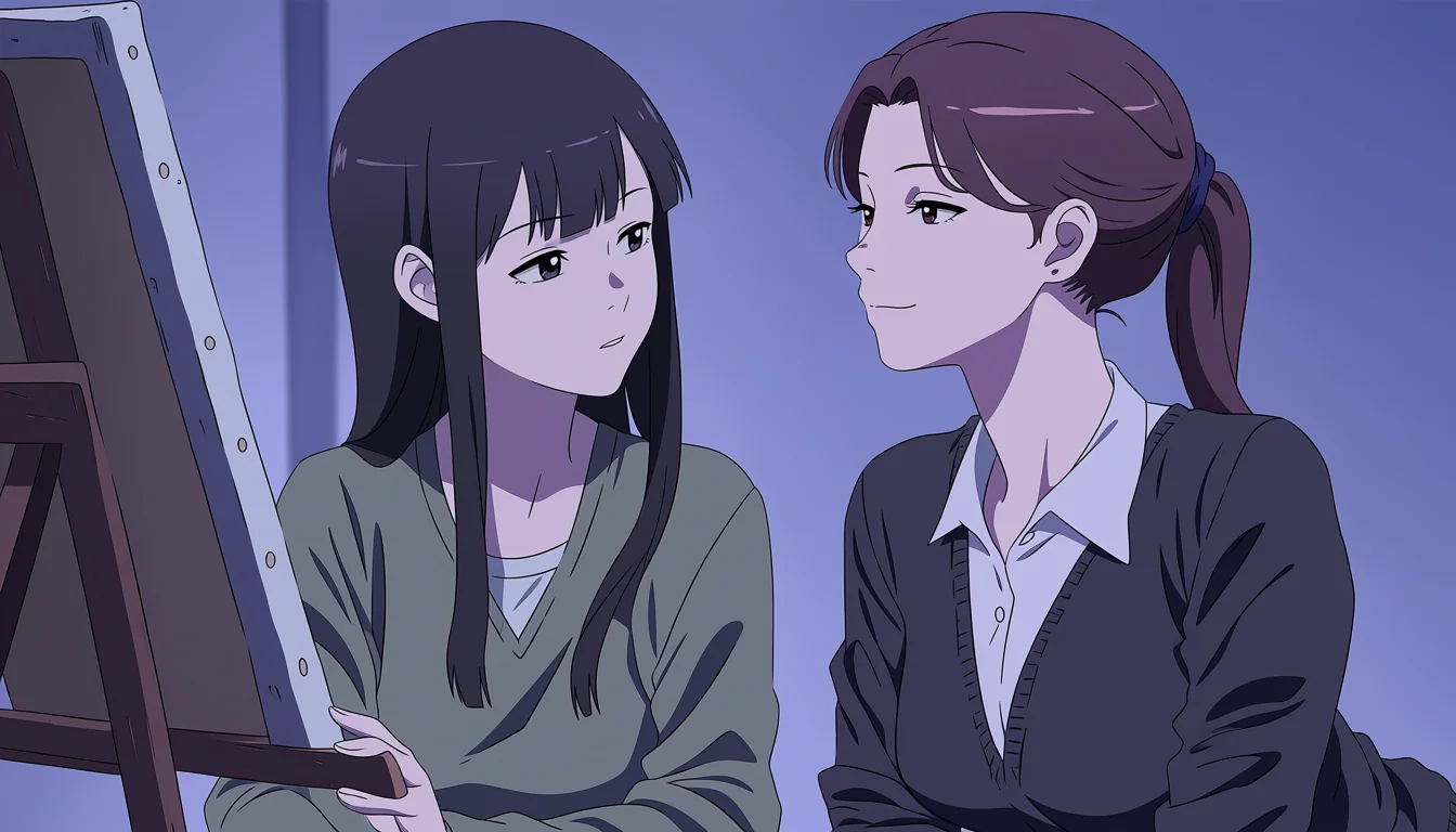 Editorial art for Anime Yuri Naked