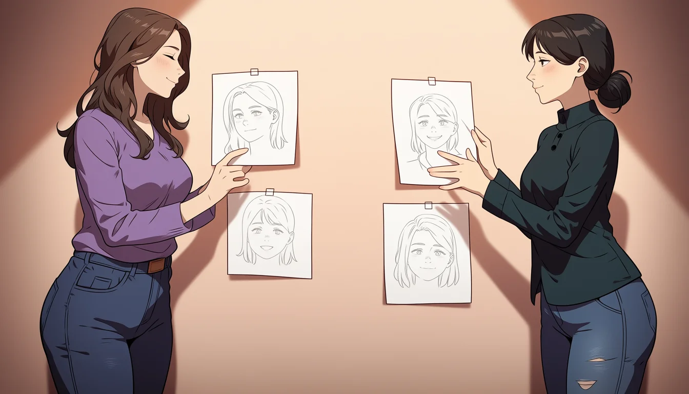 Editorial art for Animelesbiansex