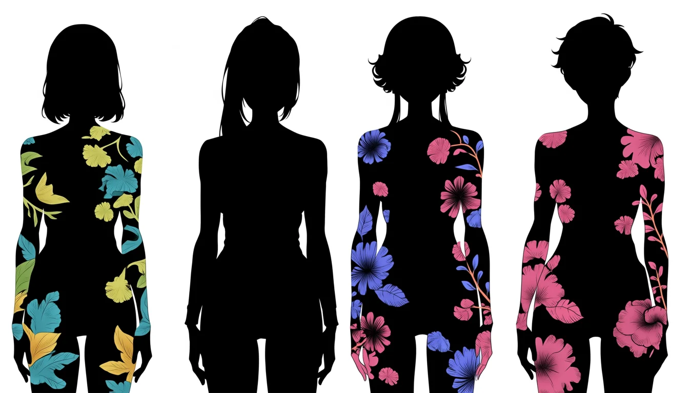 Original adult editorial illustration for Big Boobs Lesbian Hentai