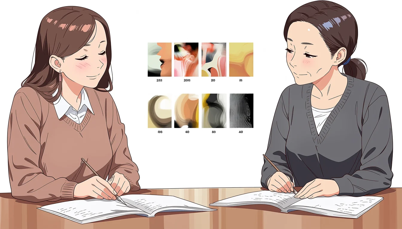 Editorial art for A craft guide to Cute Lesbian Hentai