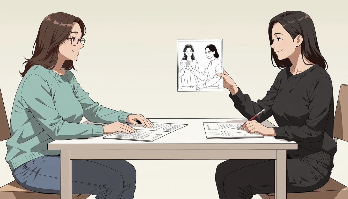 Editorial art for A craft guide to Demon Lesbian Hentai