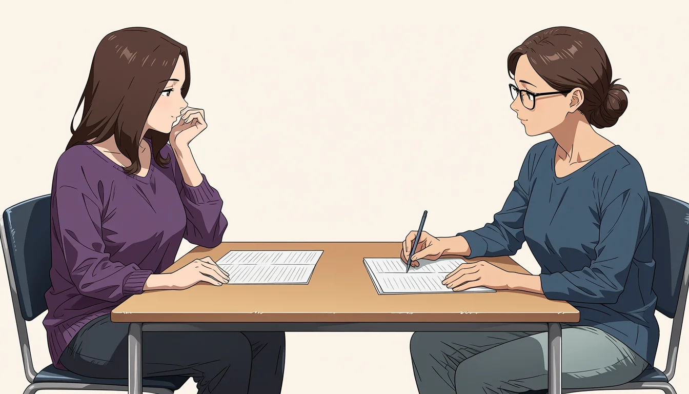 Editorial art for How to read Ecchi Lesbian Anime as visual craft