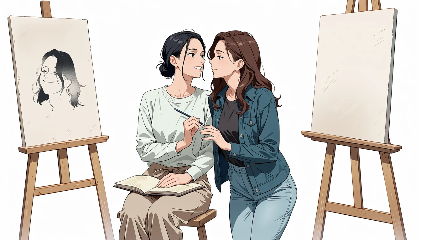 Editorial art for A craft guide to Furry Lesbian Hentai Comic