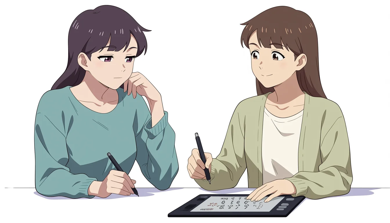 Editorial art for How to read Futanari Yuri Anime as visual craft