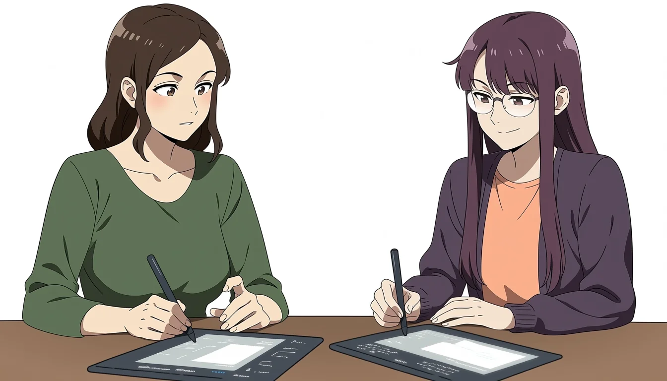 Editorial art for A craft guide to Futanari Yuri Hentai