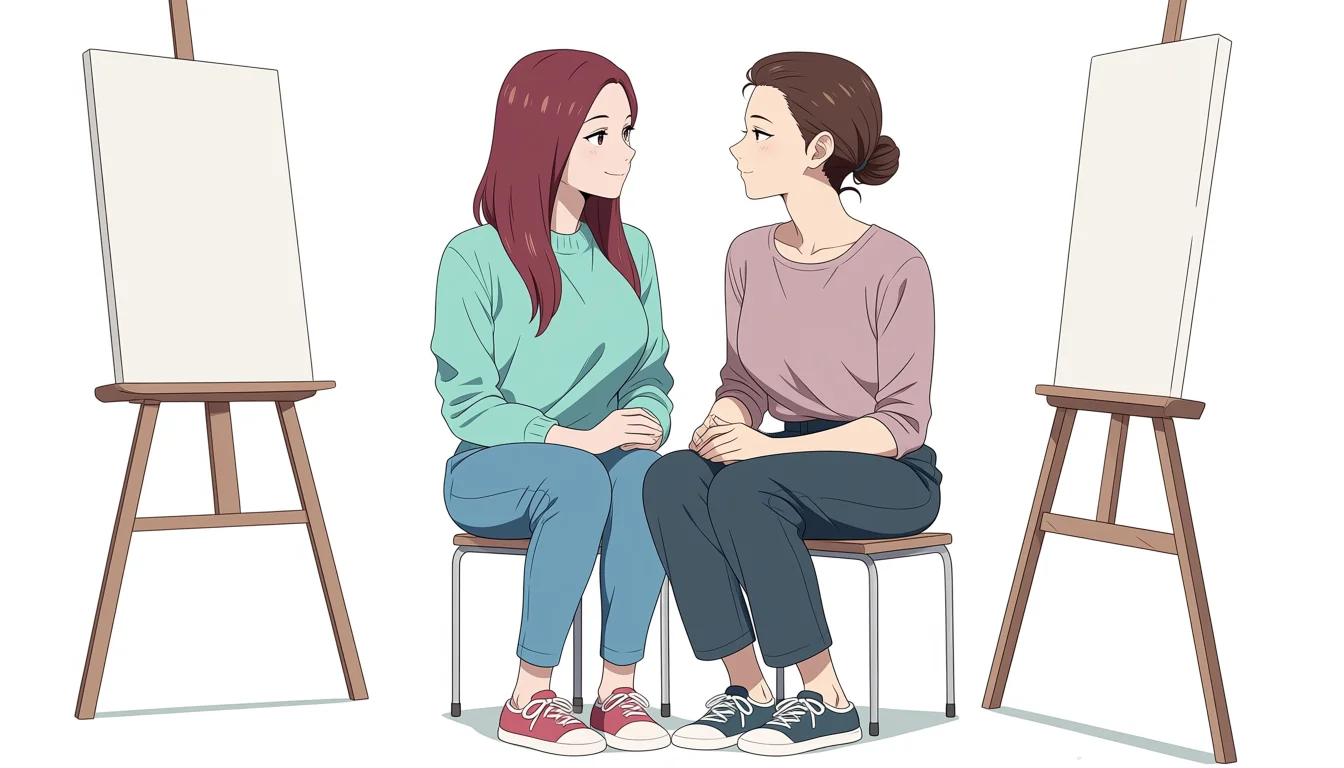 Editorial art for How to read Hardcore Yuri Anime as visual craft