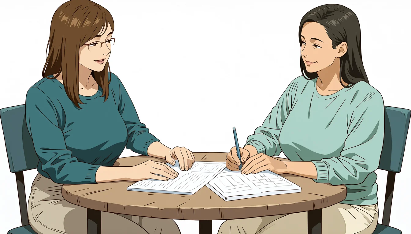 Editorial art for A craft guide to Hentai Lesbian Manga