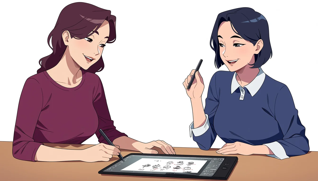 Editorial art for A craft guide to Hentai Lesbian Orgy