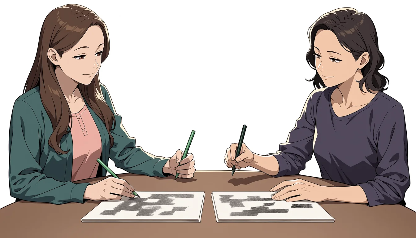 Editorial art for How to read Horny Anime Lesbians as visual craft