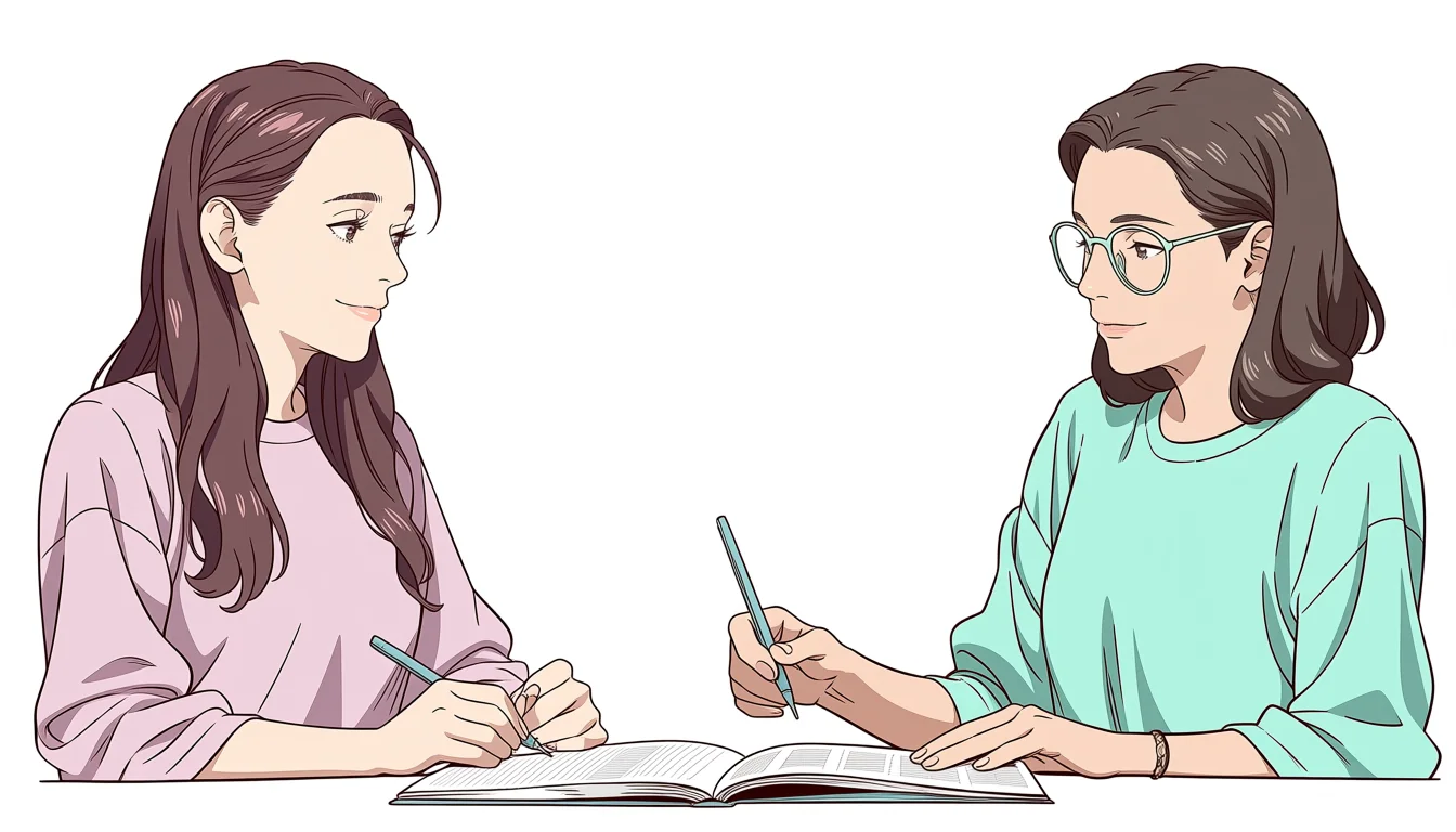 Editorial art for How to read Hot Lesbian Cartoon Porn as visual craft