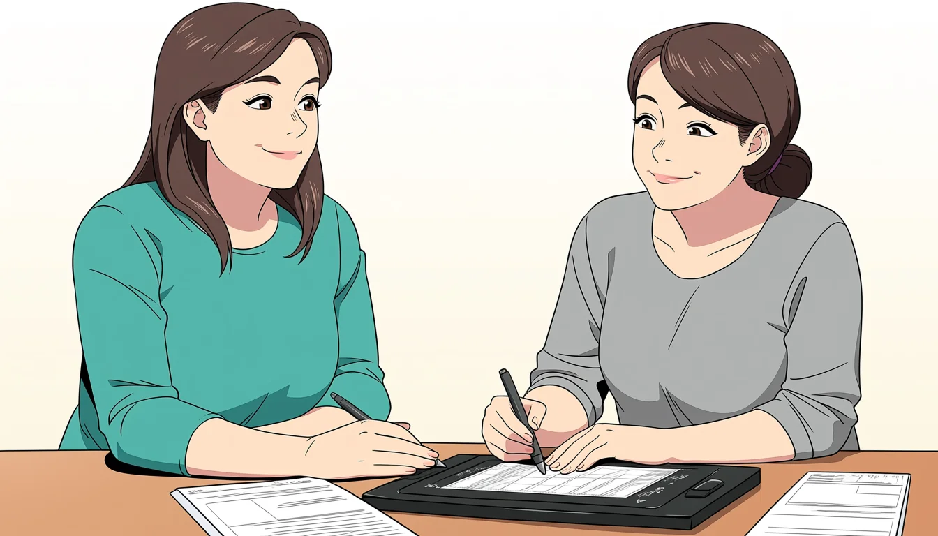 Editorial art for How to read Hot Lesbian Cartoon Sex as visual craft