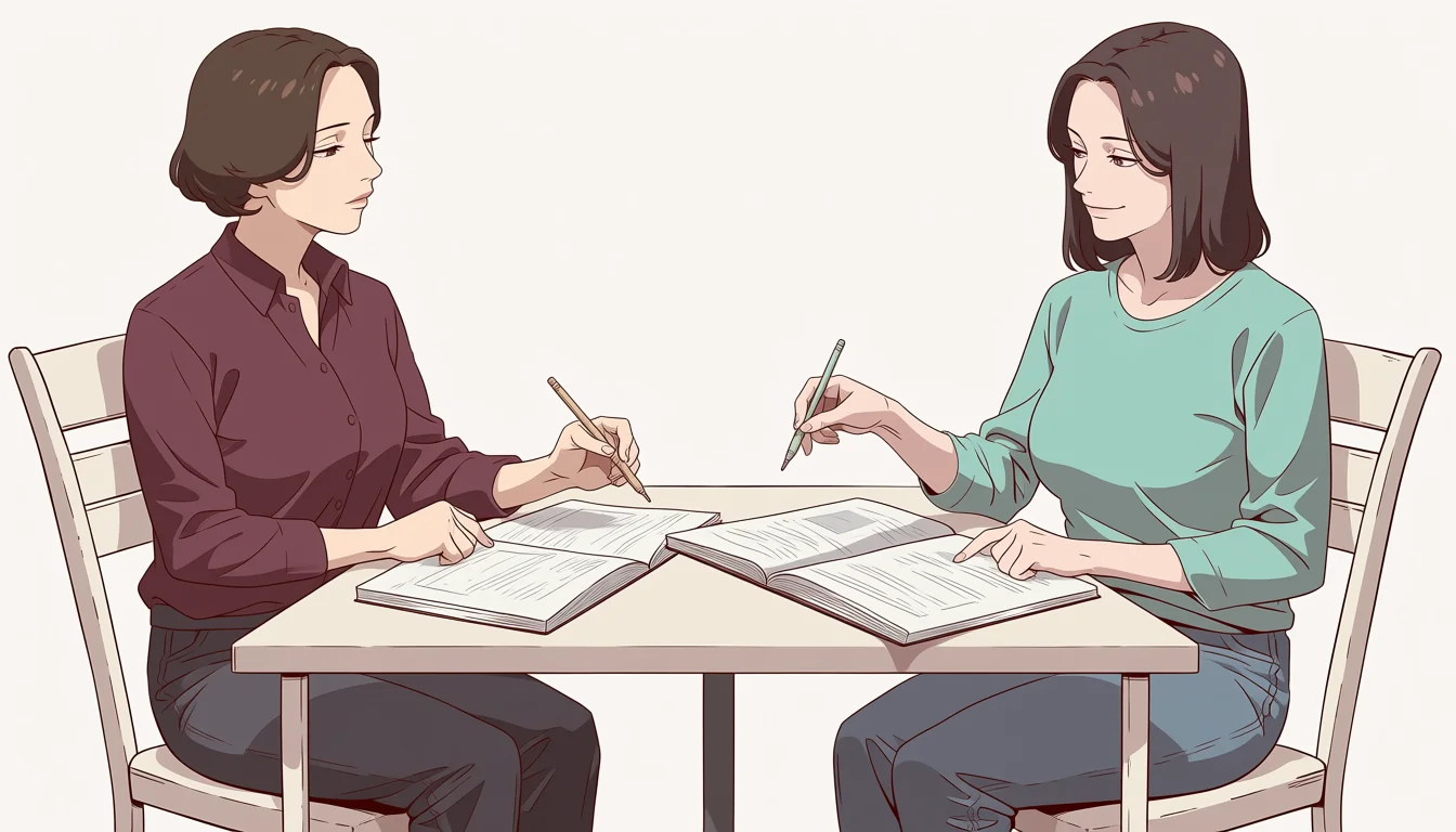 Editorial art for How to read Hot Naked Anime Lesbians as visual craft