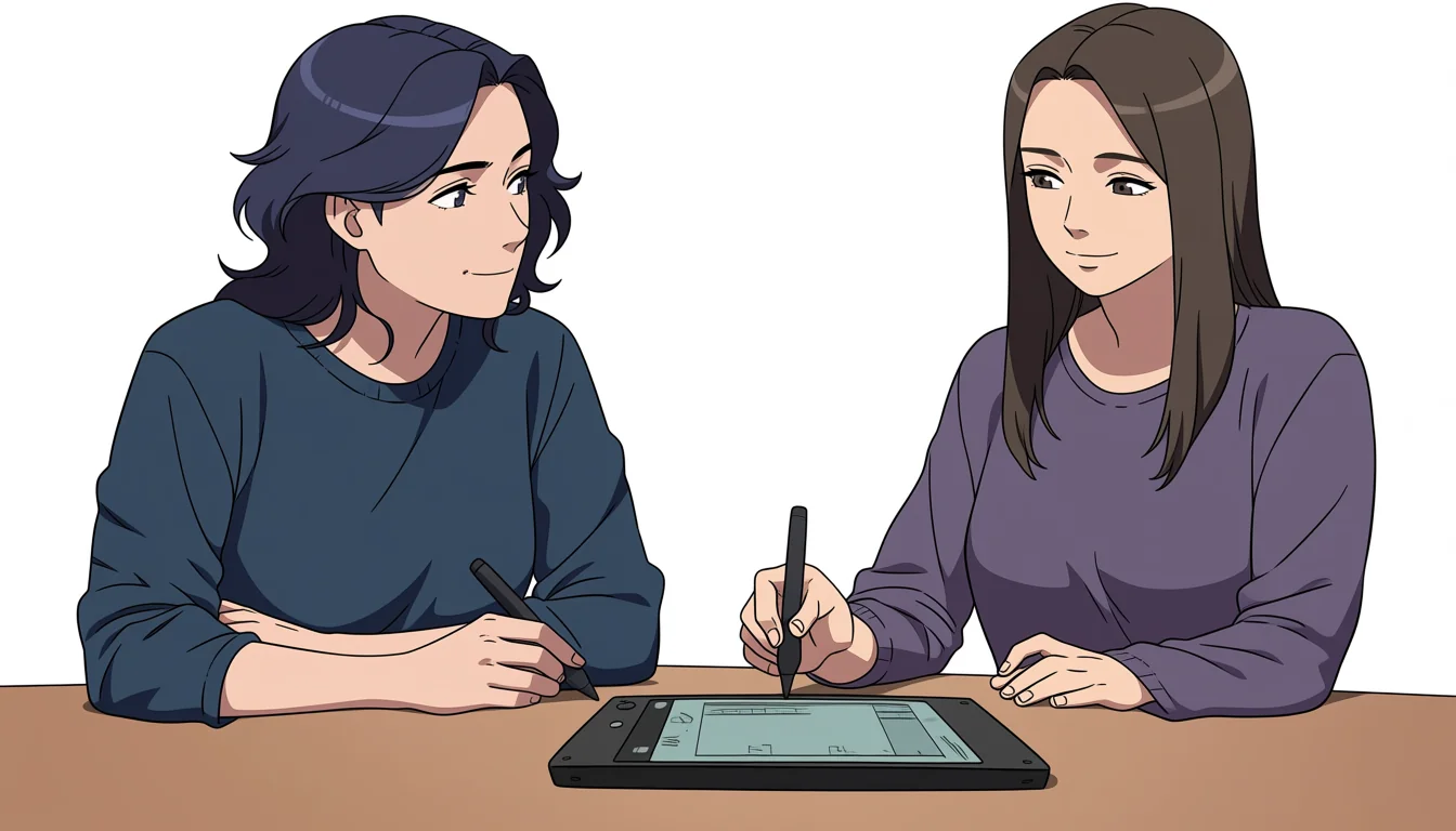Editorial art for A craft guide to Hot Yuri Sex
