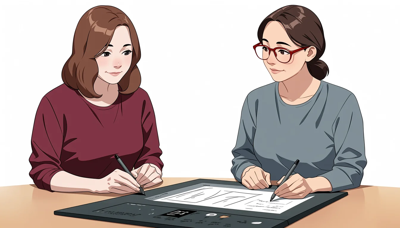 Editorial art for A craft guide to Lesbian Adult Comics