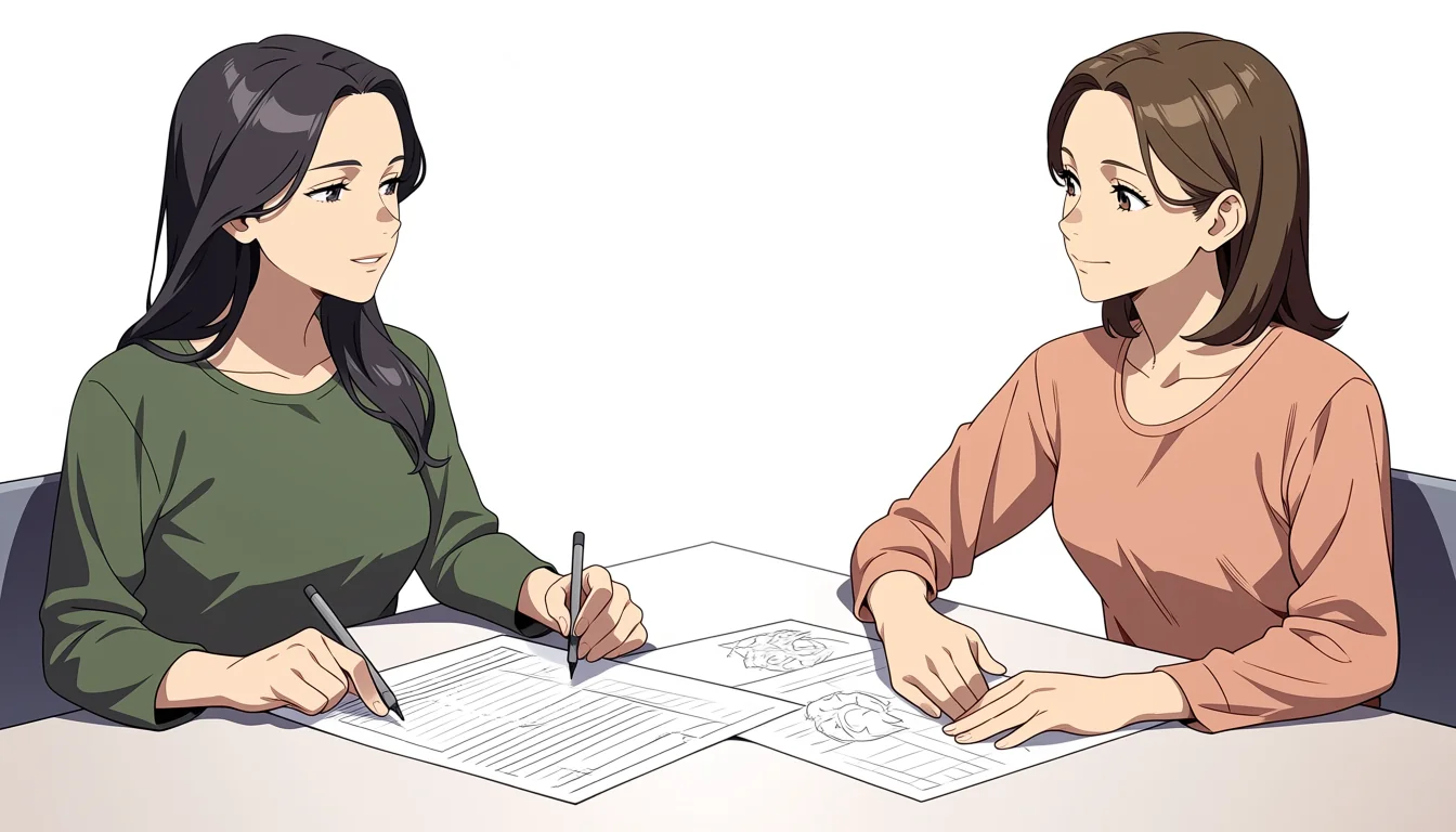 Editorial art for Lesbian Anime Girl Sex: the adult-safety boundary