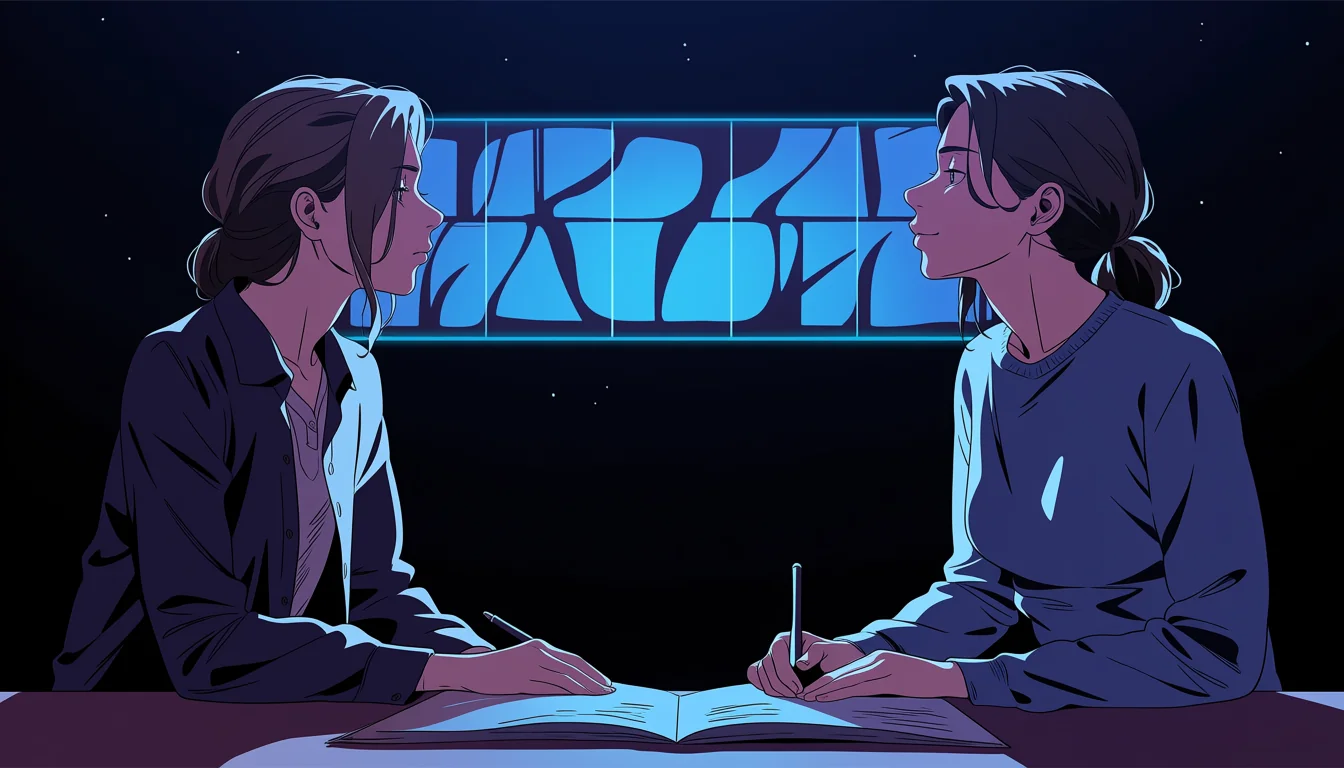 Editorial art for Lesbian Anime Girls Kissing: the adult-safety boundary