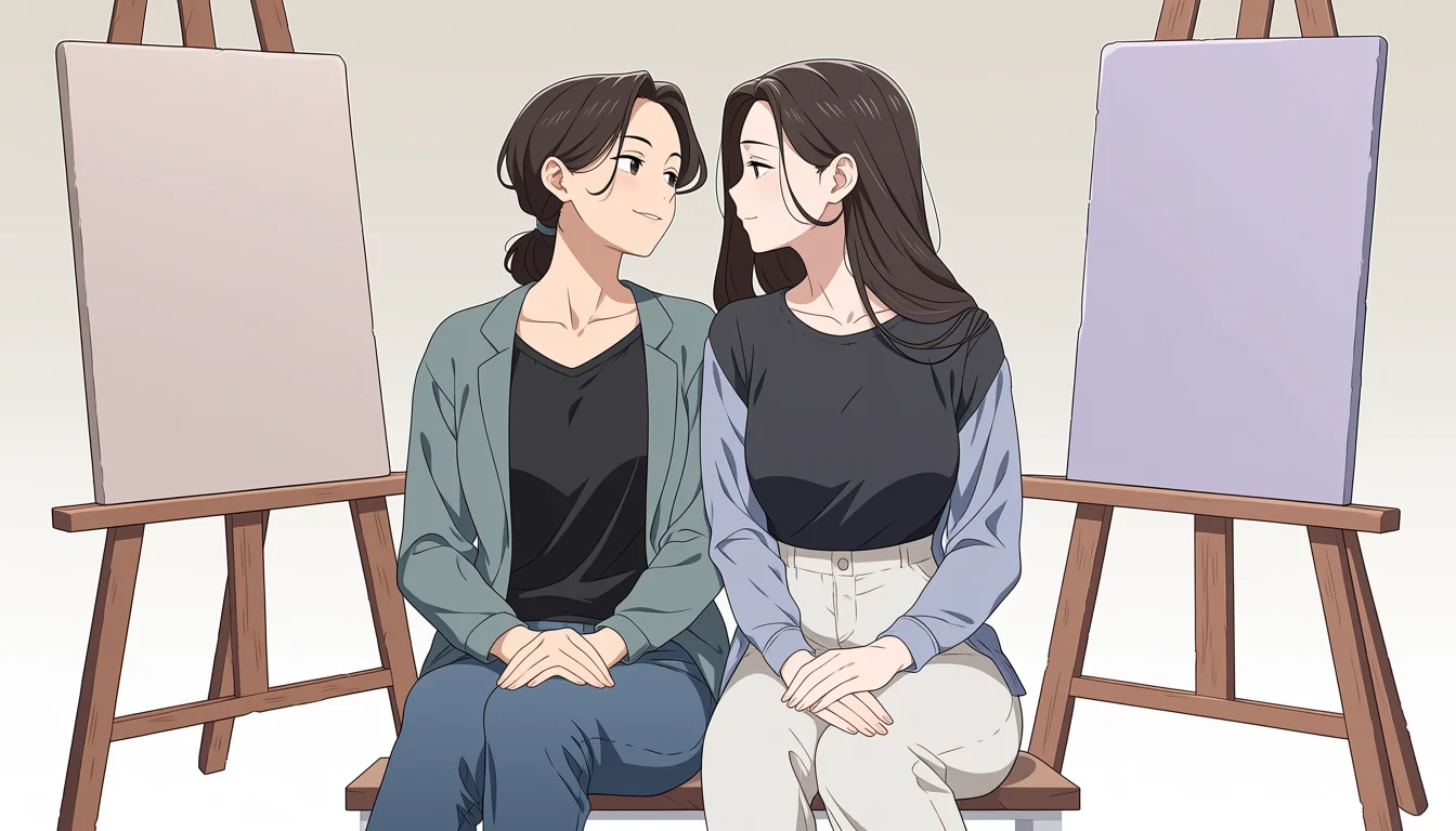 Editorial art for Lesbian Anime Girls Porn: the adult-safety boundary