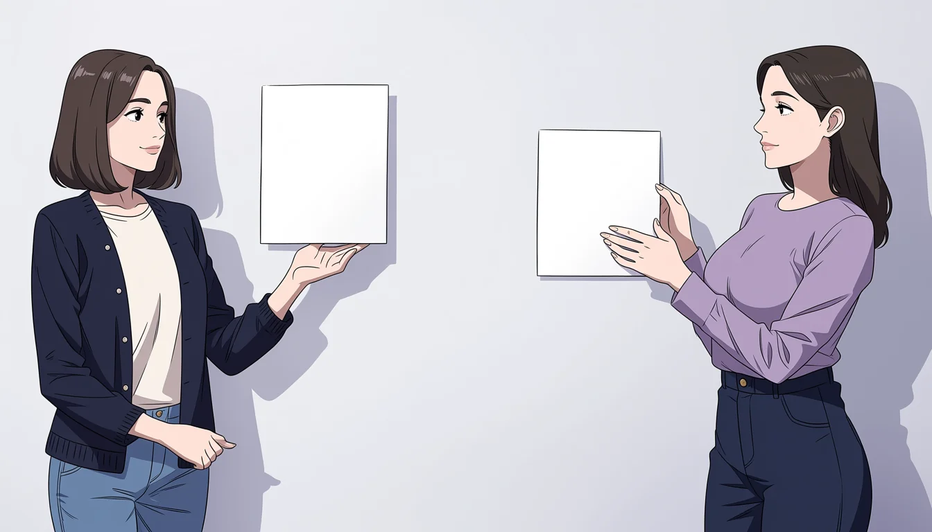 Editorial art for How to read Lesbian Anime Naked as visual craft
