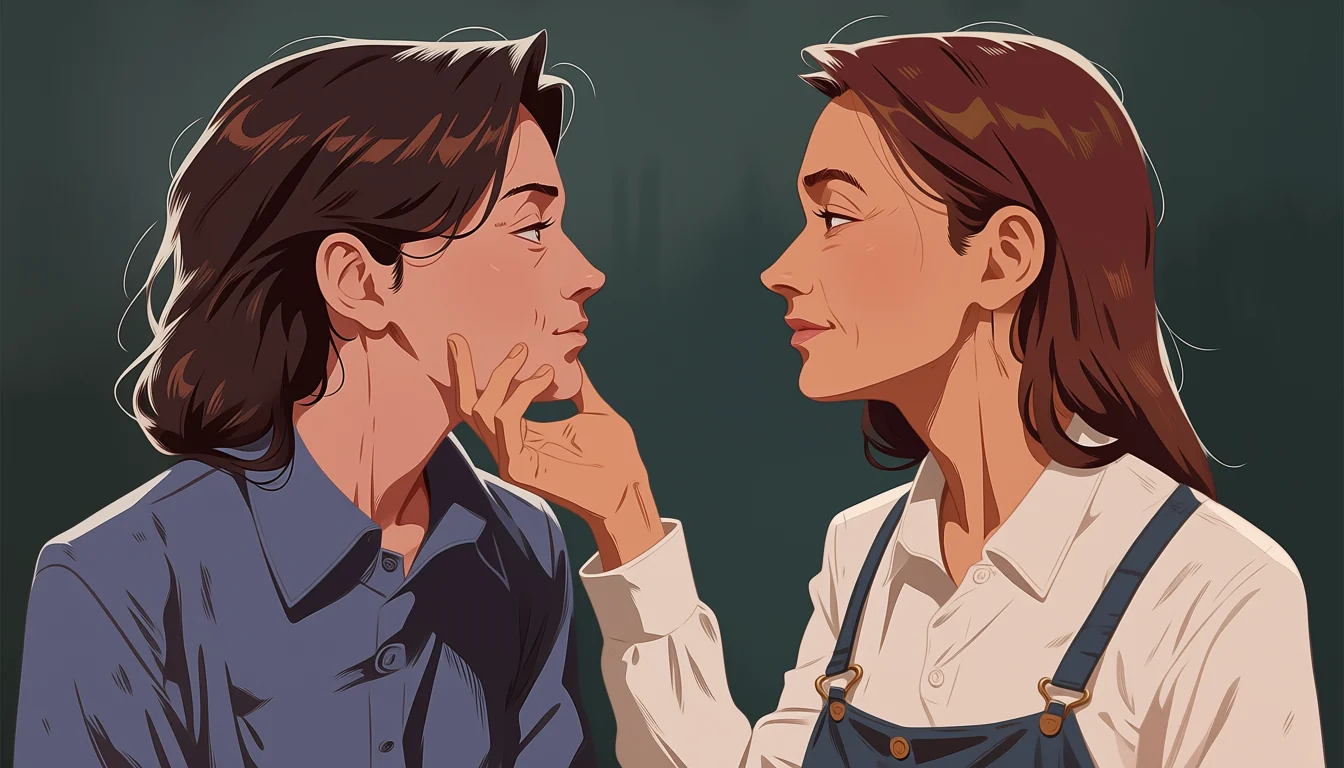 Editorial art for How to read Lesbian Anime Se as visual craft