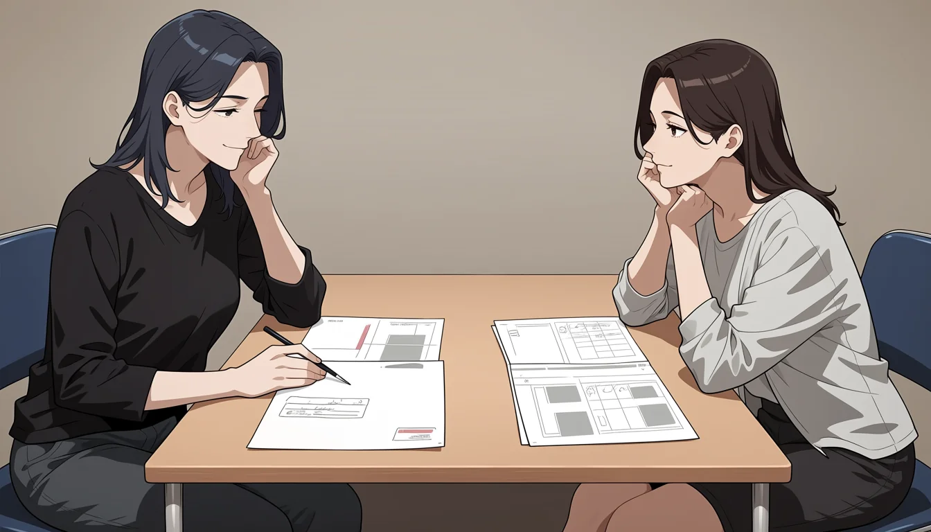 Editorial art for How to read Lesbian Bdsm Anime as visual craft