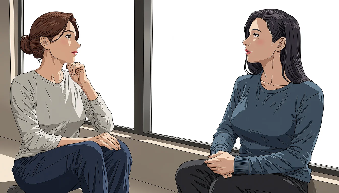 Editorial art for A craft guide to Lesbian Bondage Manga