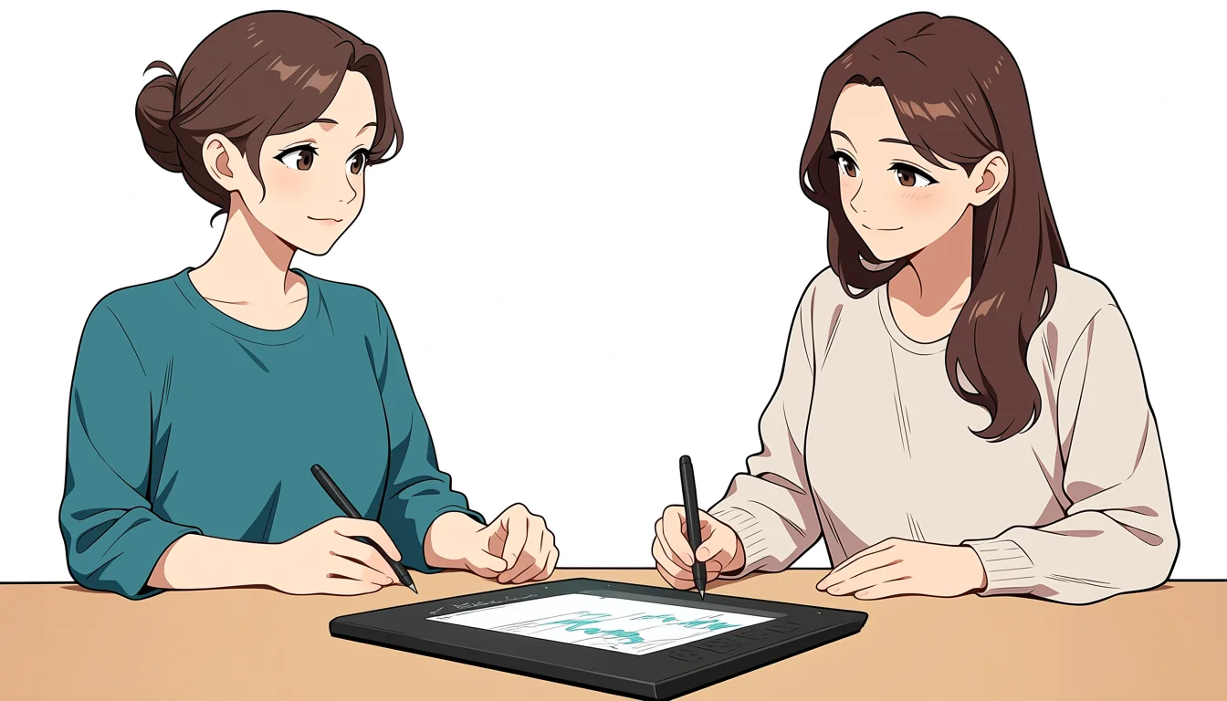 Editorial art for A craft guide to Lesbian Breastfeeding Hentai