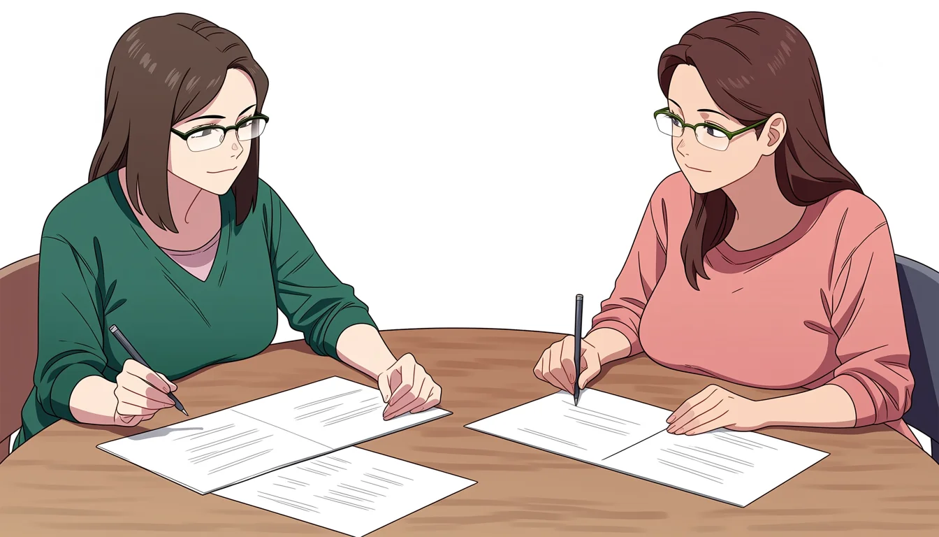 Editorial art for How to read Lesbian Cartoon Hentai as visual craft