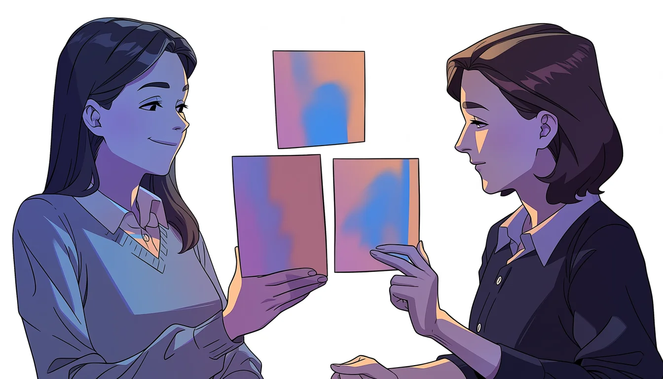 Editorial art for How to read Lesbian Cartoon Porn Comics as visual craft