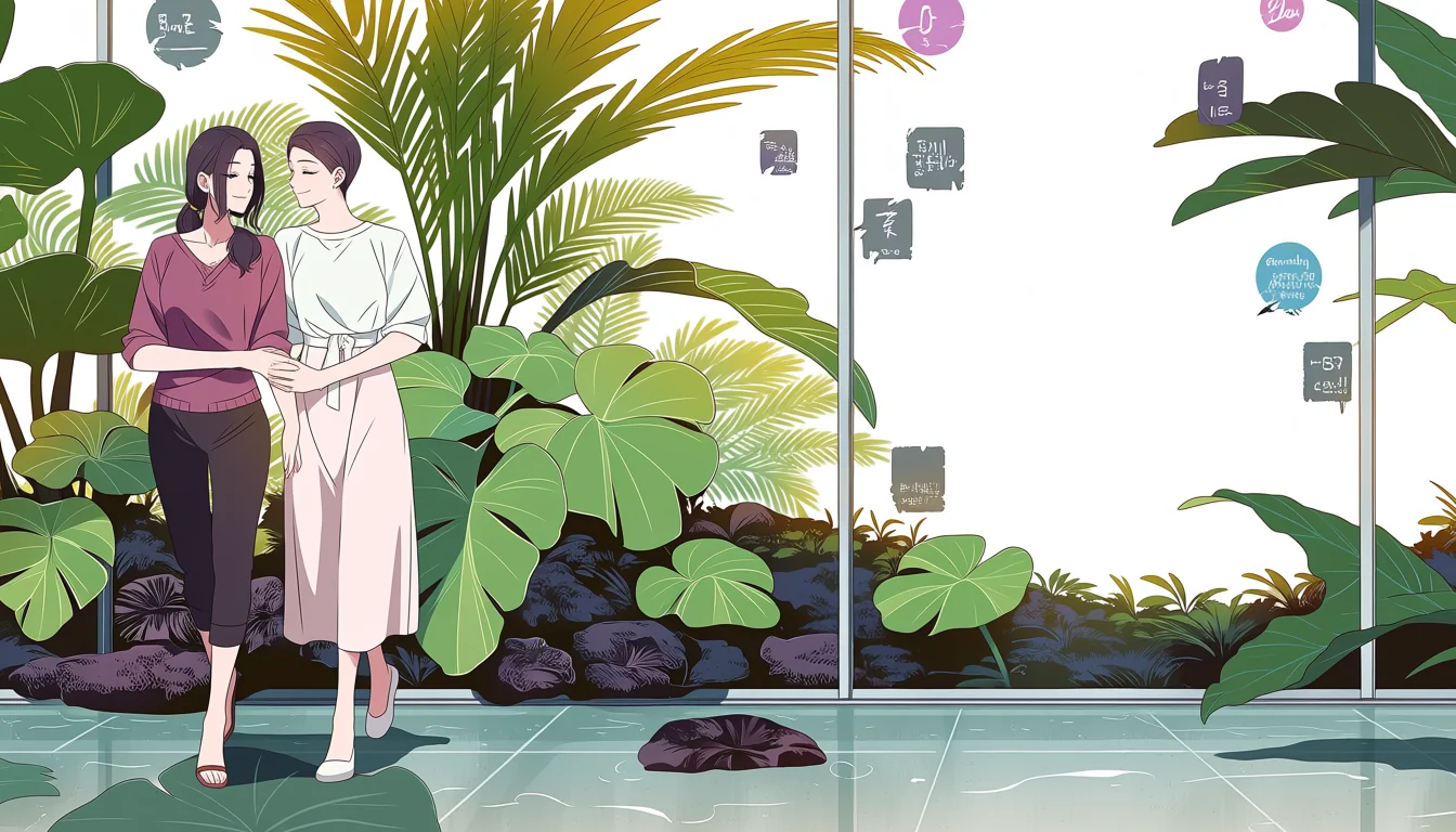 Original text-free editorial illustration for A craft guide to Lesbian Erotica Comic