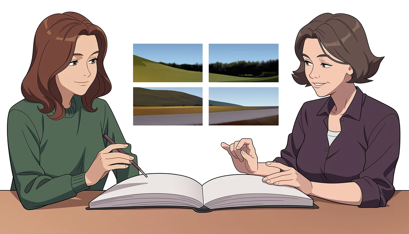 Editorial art for A craft guide to Lesbian Furry Porn Comic