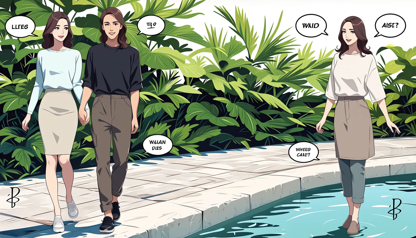 Original text-free editorial illustration for A craft guide to Lesbian Hentai Hard