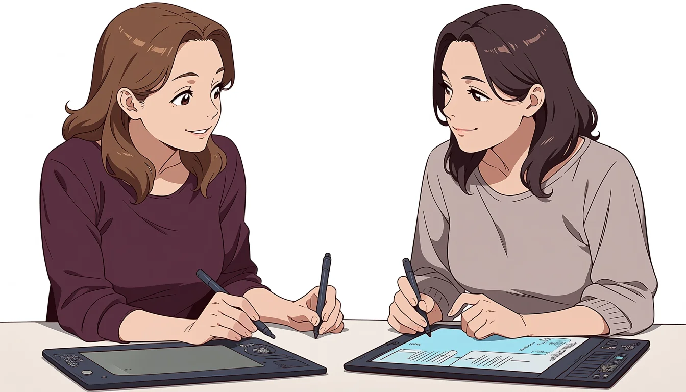 Editorial art for A craft guide to Lesbian Hentai Images