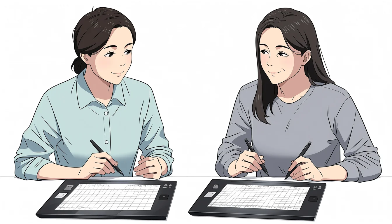 Editorial art for A craft guide to Lesbian Hentai Series
