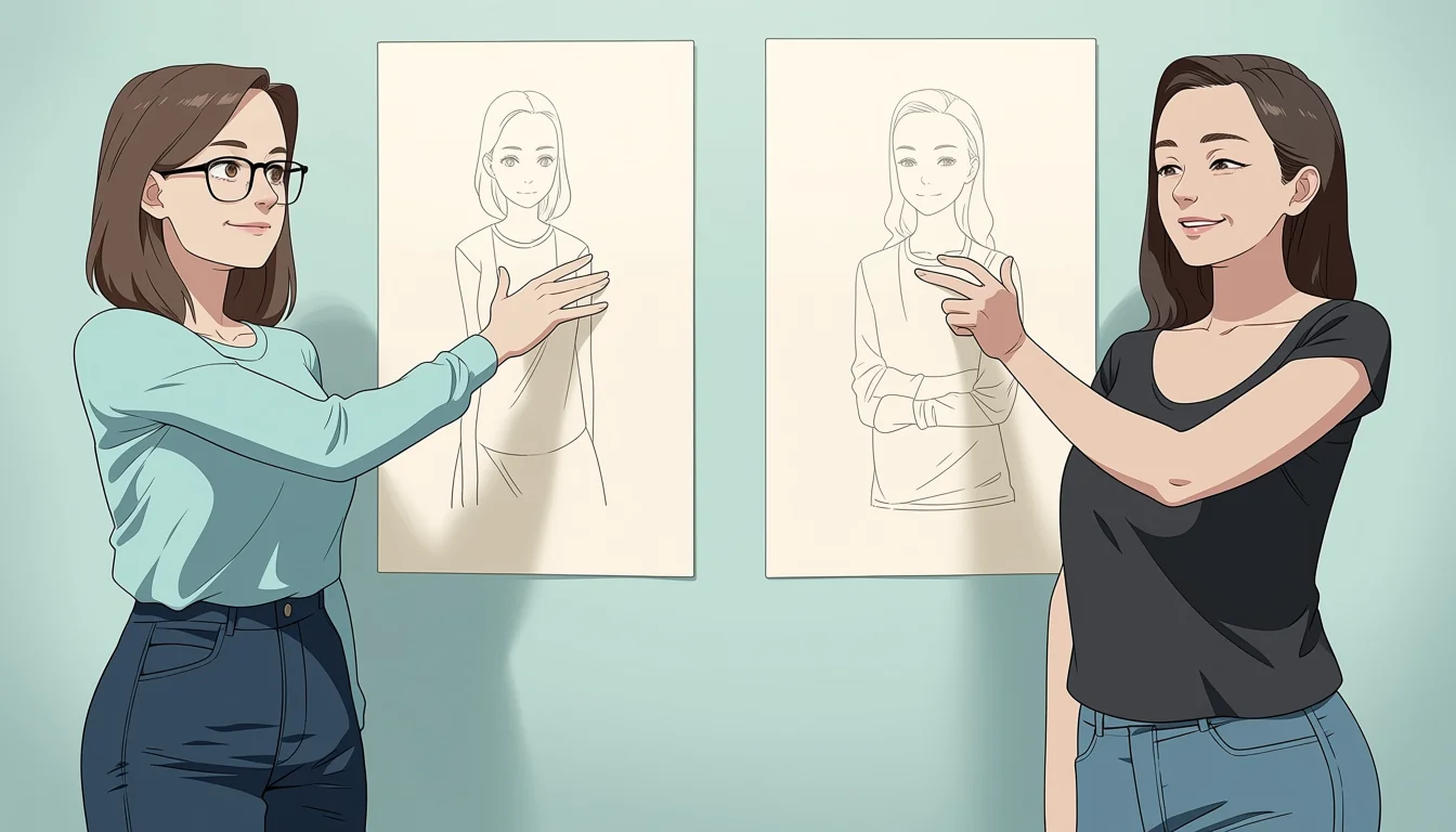 Editorial art for A craft guide to Lesbian Hentai Shows