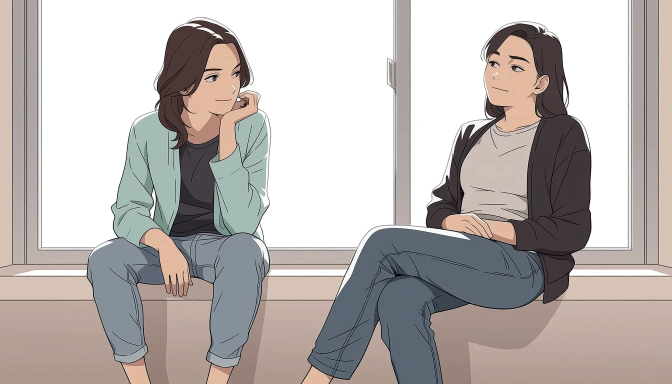 Editorial art for Lesbian Hentai Teacher: the adult-safety boundary