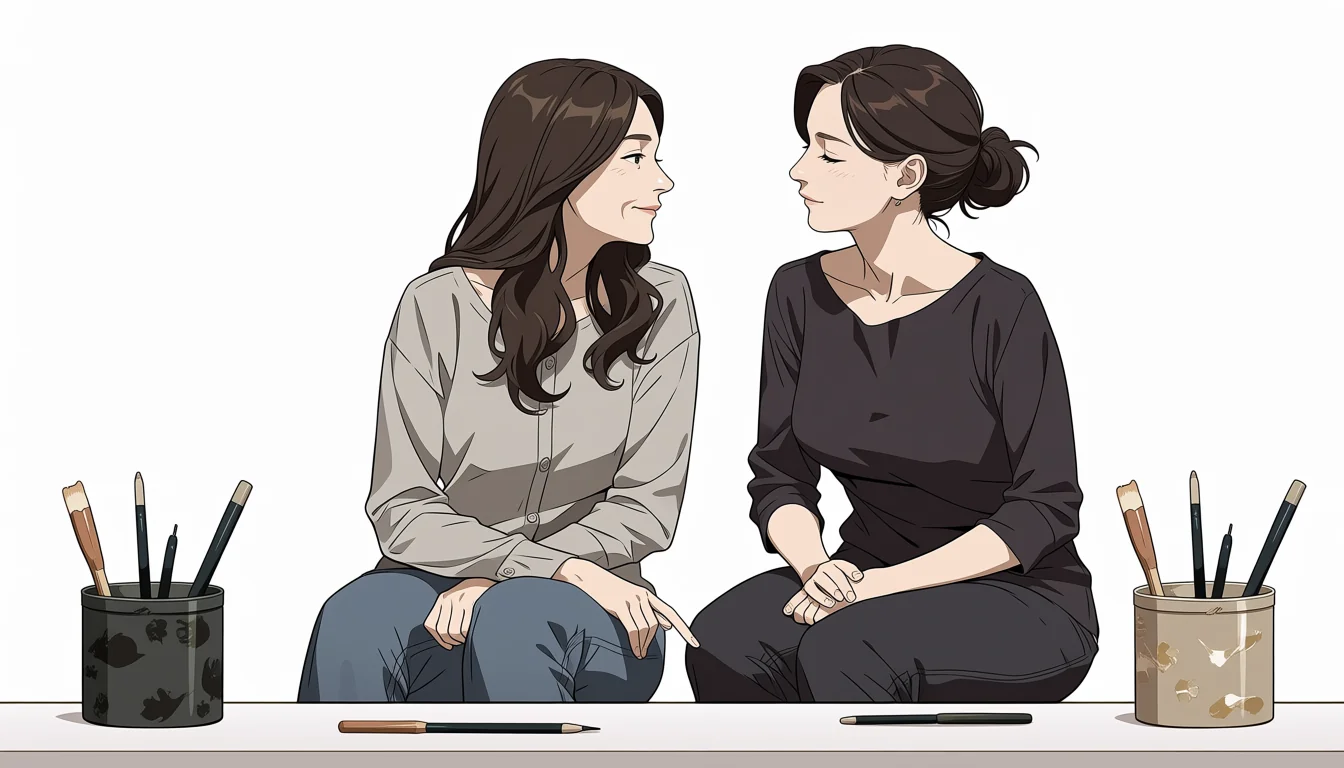 Editorial art for A craft guide to Lesbian Hental