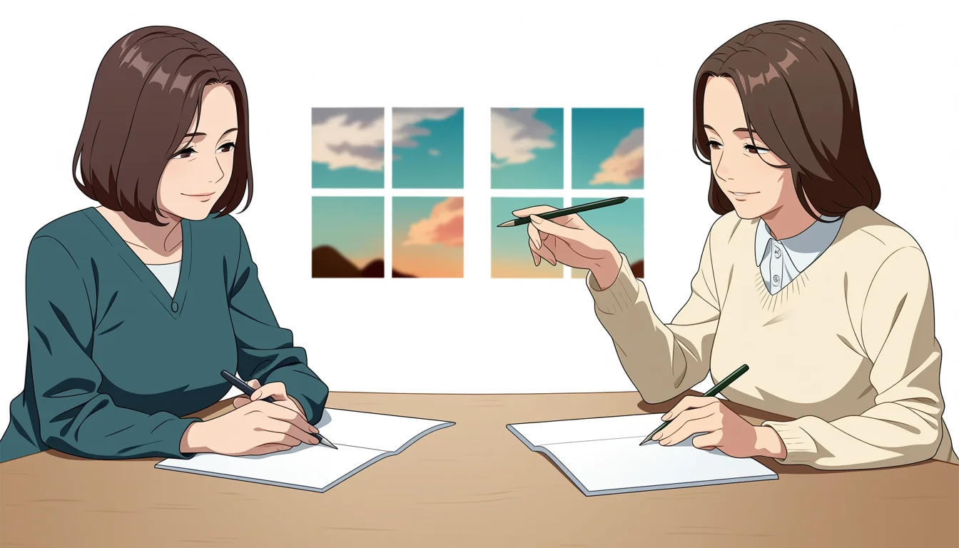Editorial art for Lesbian Mother Hentai: the adult-safety boundary