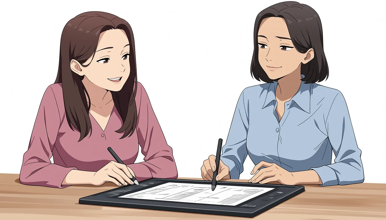Editorial art for A craft guide to Lesbian Porn Toons