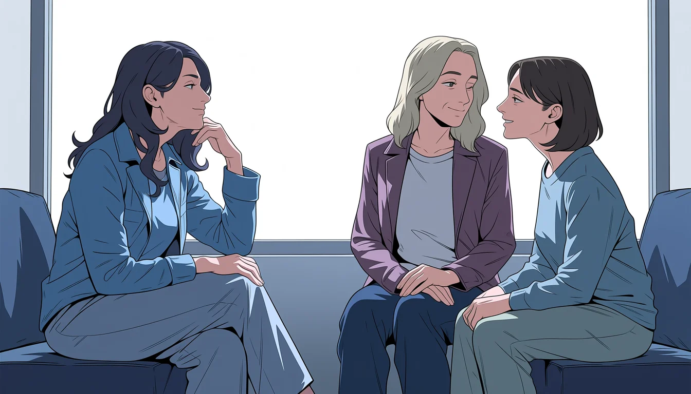 Editorial art for A craft guide to Lesbian Sex Comics