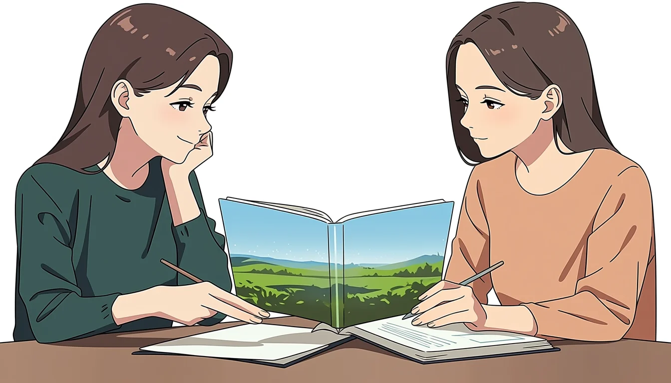 Editorial art for How to read Lesbian Sex In Anime as visual craft