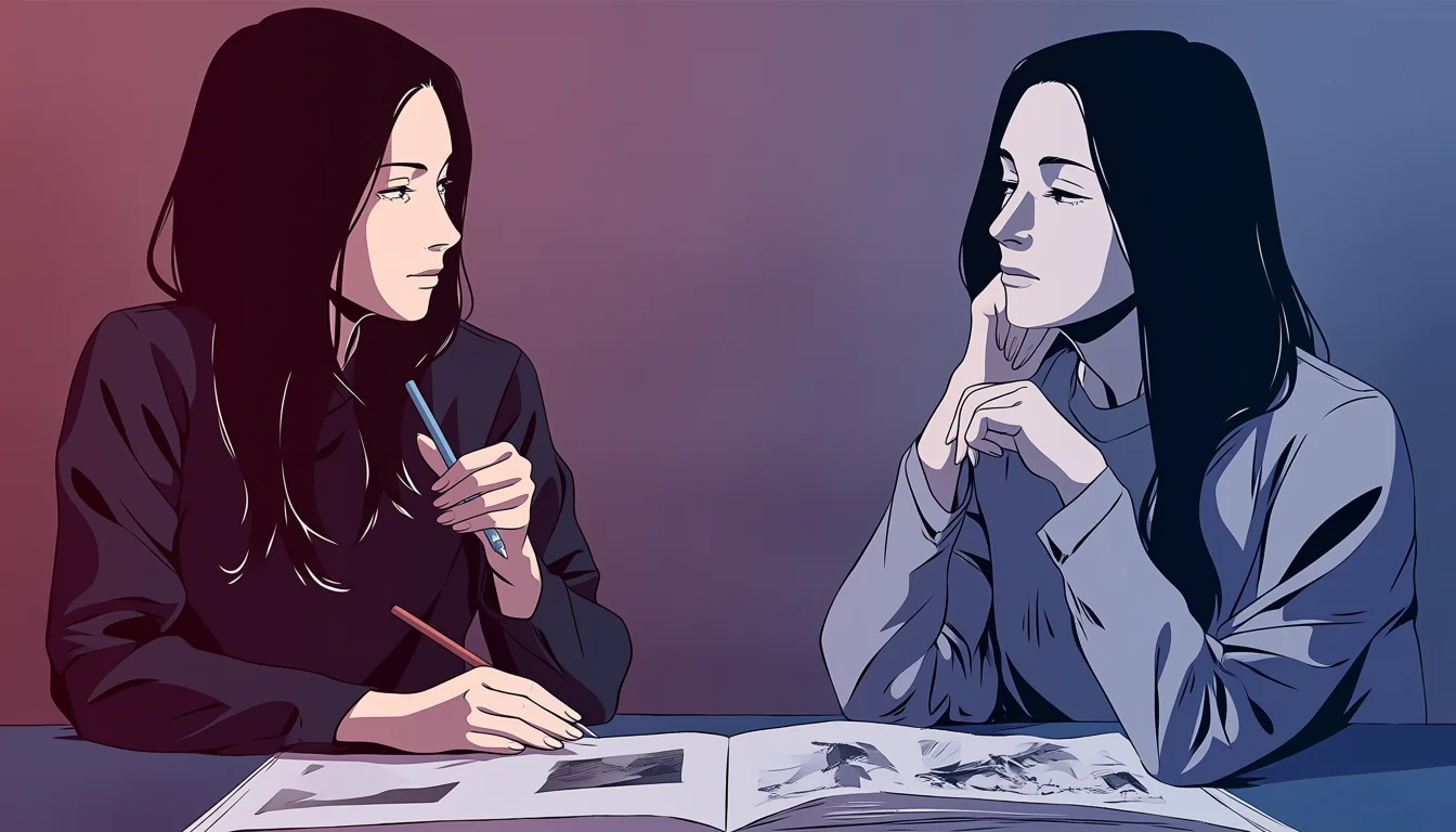 Editorial art for A craft guide to Lesbian Yuri Hentai