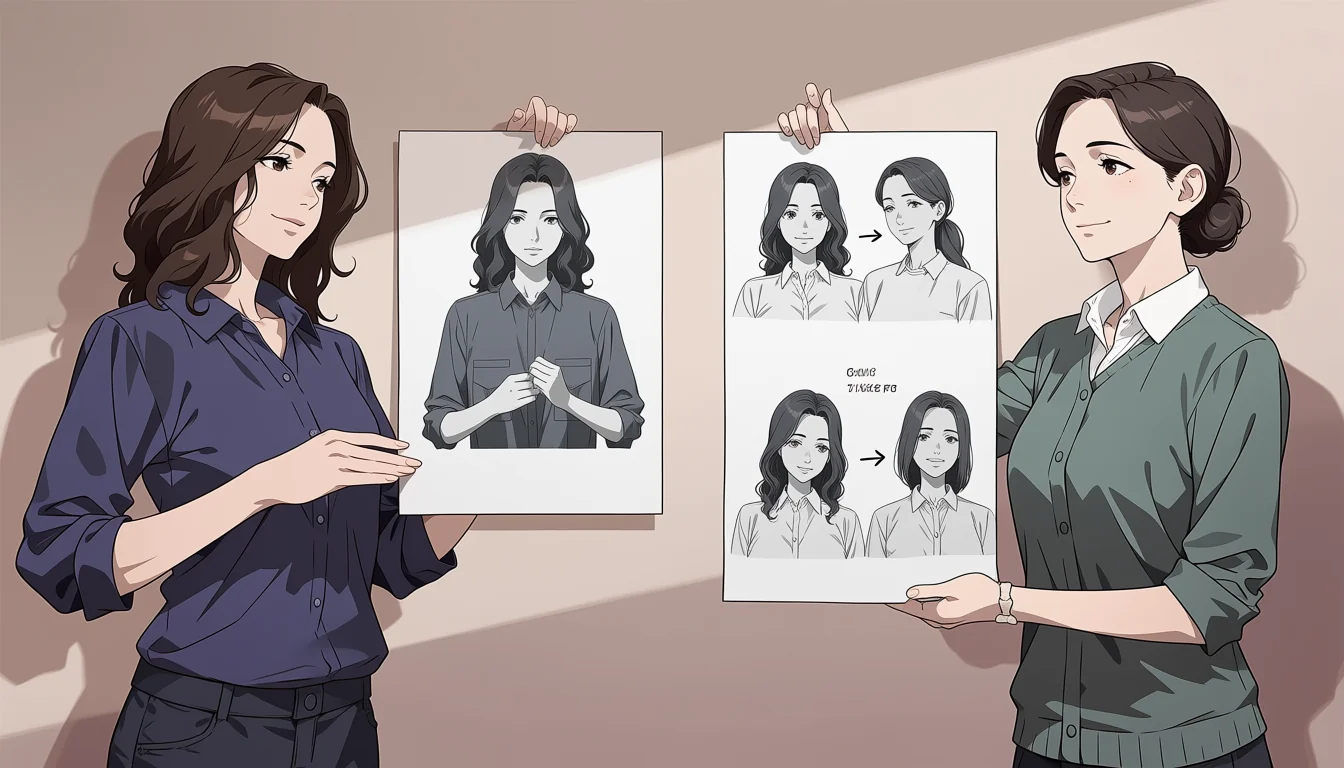Editorial art for What “Lesbianhenti” means in adult-art search