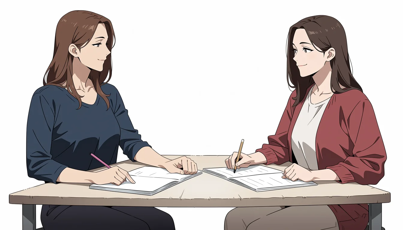 Editorial art for How to read Lezbi Anime as visual craft