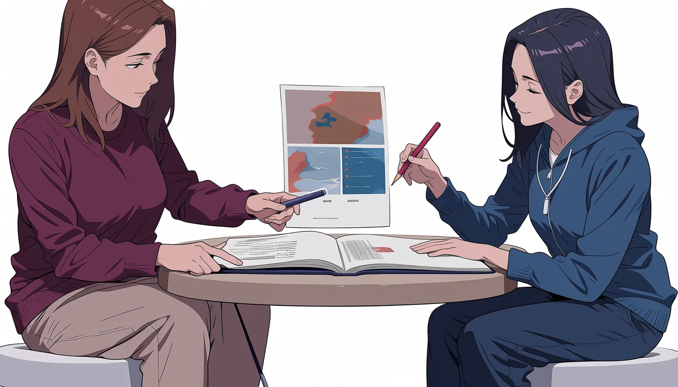 Editorial art for A craft guide to Manga Lesbian Hentai