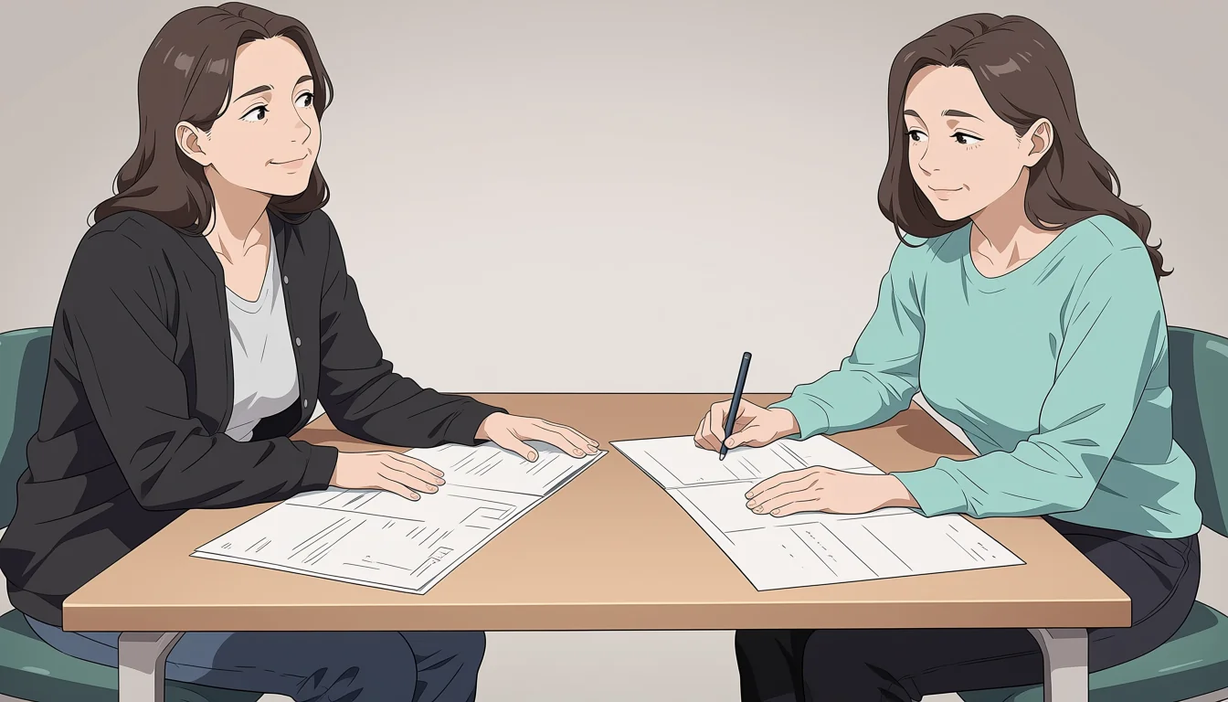 Editorial art for A craft guide to Manga Yuri Hent