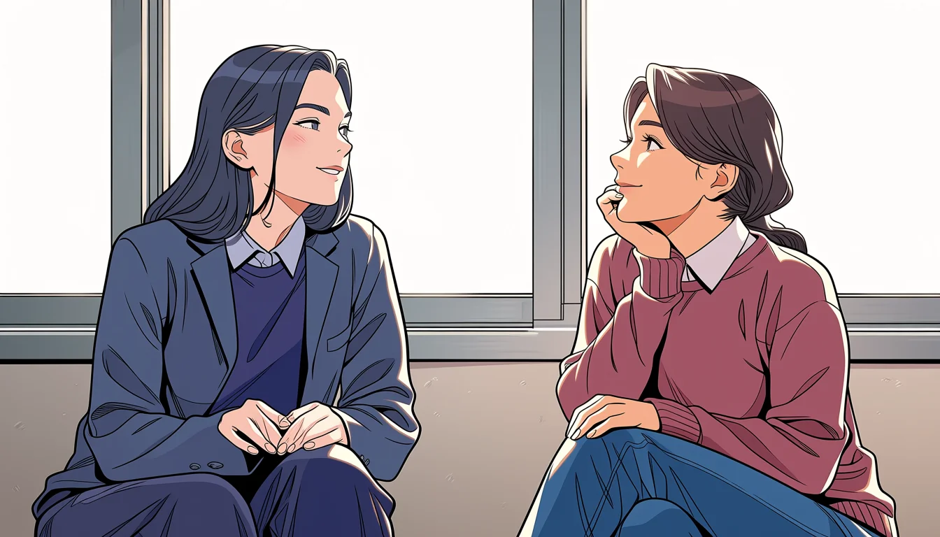 Editorial art for Nude Lesbian Anime Girls: the adult-safety boundary